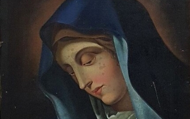 Scuola italiana,XIX secolo - Madonna in preghiera