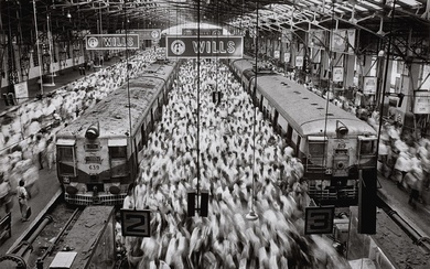 Sebastião Salgado, Church Gate Station, Western Railroad Line, Bombay, India