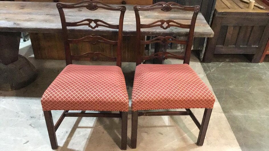 Set of 8 Chippendale Dining Chairs