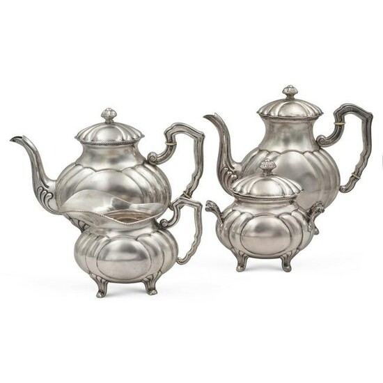 Silver tea and coffee service (6)