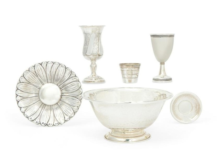 Six International silver tablewares