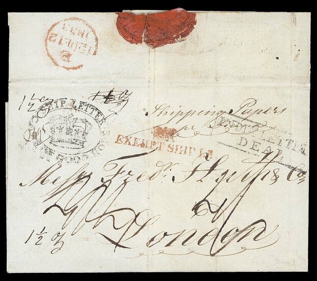 South African Maritime Mail from 1677 The "Joachim" Collection The Second British Occupation Ca...