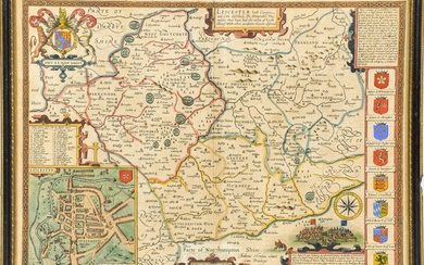 Speed (John). Leicester, c.1611, & Nottingham, 1676