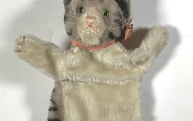Steiff Tabby Cat Hand Puppet