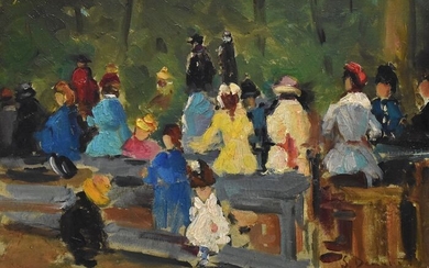 Suzanne Demarest (1900-1985) - Painting, Picknick