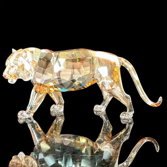 Swarovski Crystal Figurine SCS Annual Edition, Tiger Gold