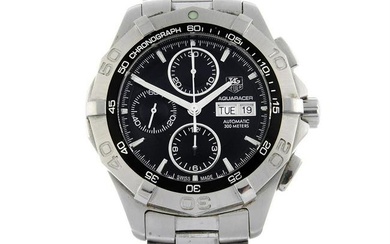 TAG HEUER - a stainless steel Aquaracer chronograph bracelet watch, 43.5mm.
