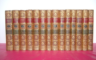 THE WORKS OF THE ENGLISH POETS With Prefaces, Biographical and Critical Observations (Complete in 75 volumes) Johnson