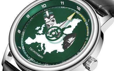 Tecnotempo® - Automatic "Dynamic Europe" - Designed by Tecnotempo - - No Reserve Price - TT.50.EUGR (green dial) - Men - 2011-present
