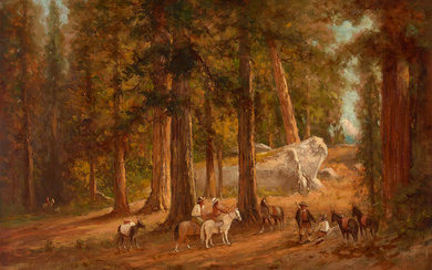 Thomas Hill (1829-1908) John Muir Trail 30 x 40 1/4...
