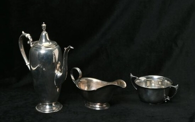 Three Sterling Silver Table Articles Including Gorham.