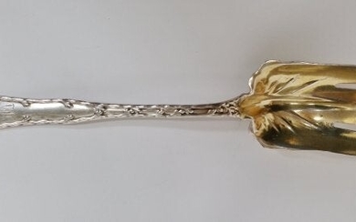 Tiffany & Co Gilded Bowl Shell Pattern Serving Fork