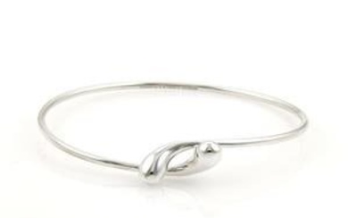 Tiffany & Co. Peretti Bangle Teardrop Collection in Sterling Silver By Style
