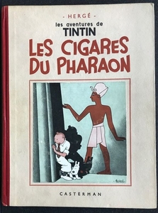 Tintin T4 - Les cigares du pharaon (A16) - Noir & Blanc- Hardcover - Reprint - (1941)