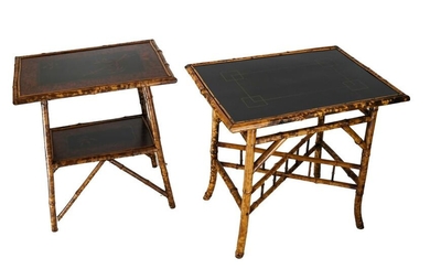 Two Bamboo Tables