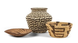 Two California Mission Baskets