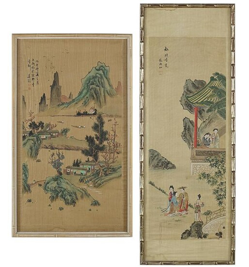 Two Chinese Paintings.