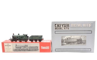 Two OO gauge white metal model locomotive kits.
