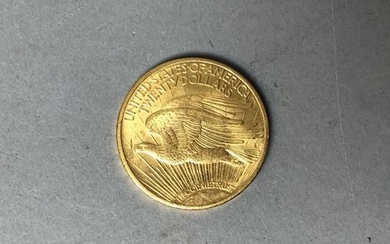 UNITED STATES. $20 from 1924. Weight: 33.3 grams....