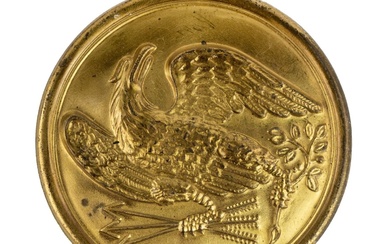 US Civil War Union Brass Eagle Breast Plate