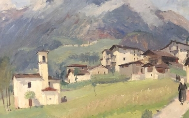 Ugo Vittore Bartolini (1906-1975) - Paesaggio montano