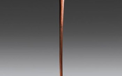 Un ancien et rare bâton Tewhatewha à décors...