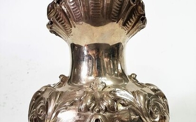 Vase, 18cm - .833 silver - Portugal - Mid 20th century