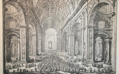 Vasi, Giuseppe: Interior of St.Peter's Basilica