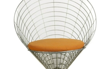 Verner Panton, Wire Cone Chair, Model K2