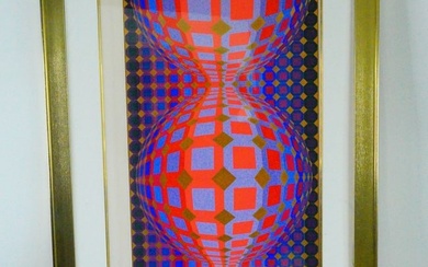 Victor Vasarely Signed Limited Edition Serigraph #57/250