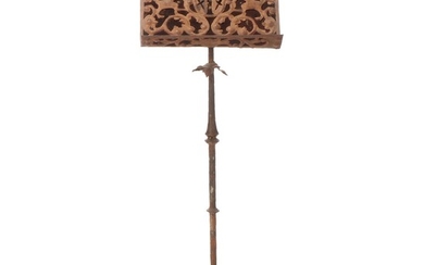 Victorian Style Cast Iron Music Stand, Late 19th to Early 20th Century
