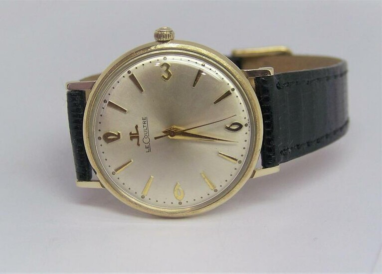 Vintage 14k JAEGER-LeCOULTRE Winding Watch 6009* 1960s