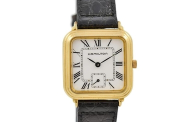 Vintage Hamilton 6188 Gold Plated Quartz Midsize Watch