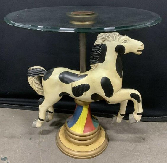 Vintage Merry-Go-Round Side Table, Spain
