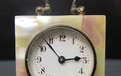 Vintage Miniature Mother of Pearl Carriage Clock