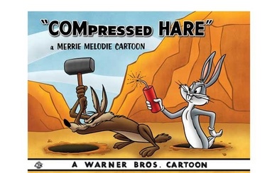 WARNER BROTHERS **COMPRESSED HARE ** GICLEE