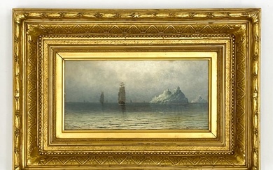 WESLEY WEBBER (1841-1914) OIL ON BOARD