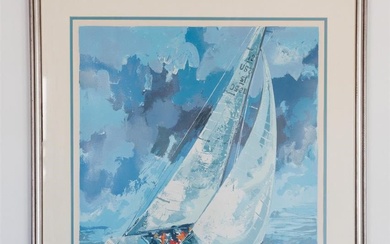 Wayland Moore - Limited Edition Serigraph -Sailing