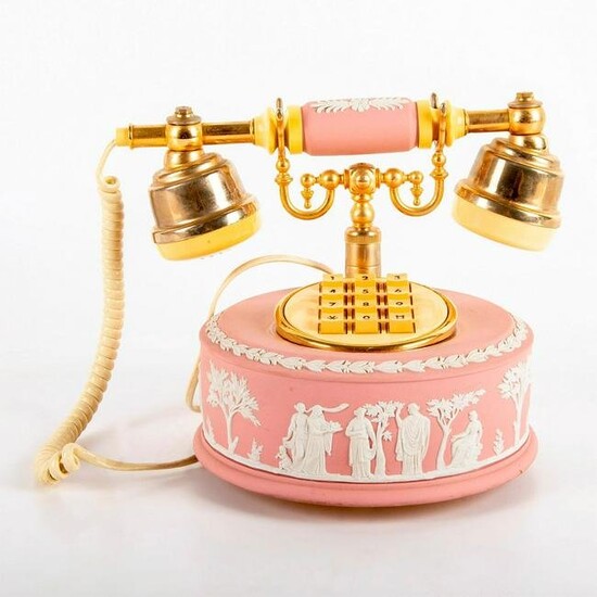 Wedgwood Pink Jasperware Astral Telephone