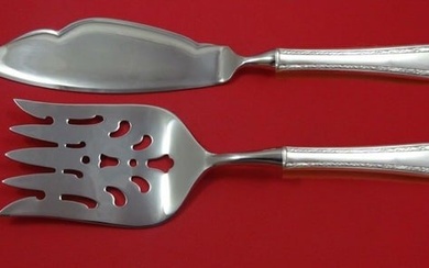 Wild Flower by Royal Crest Sterling Silver Fish Serving Set 2 Piece Custom HHWS