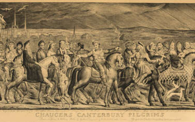 William Blake (1757-1827) Chaucer's Canterbury Pilgrims