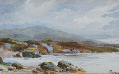 William Percy French (1854-1920), Coastal Scene