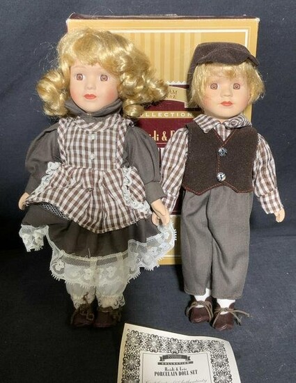 Wyndham Lane Heidi and Eric Porcelain Doll Set