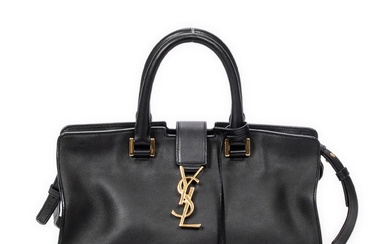 YVES SAINT LAURENT, SMALL CABAS BAG Please note all purchases will arrive in the Melbourne show room 10 days after purchase.