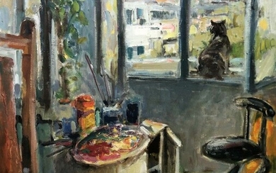Yehoshua Front , b. 1946, Interior and Landscape