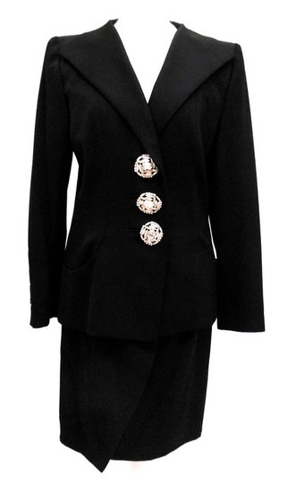 Yves Saint Laurent Haute Couture Patron Original - Suit - Size: EU 36 (IT 40 - ES/FR 36 - DE/NL 34)