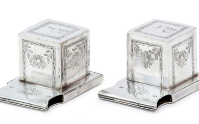 air of Decorated Silver Cases for Tefillin – Eastern Europe...