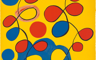 Alexander Calder, Untitled (Loops on Yellow)