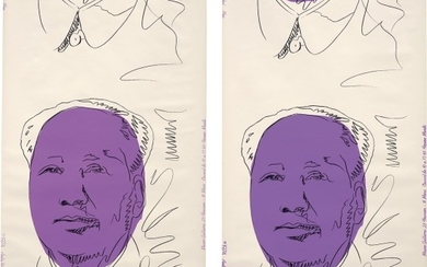 Andy Warhol, Mao (wallpaper), two panels