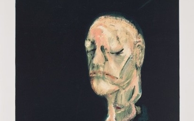 Francis Bacon, Masque mortuaire de William Blake (after Study of Portrait based on The Life Mask of William Blake, 1955)